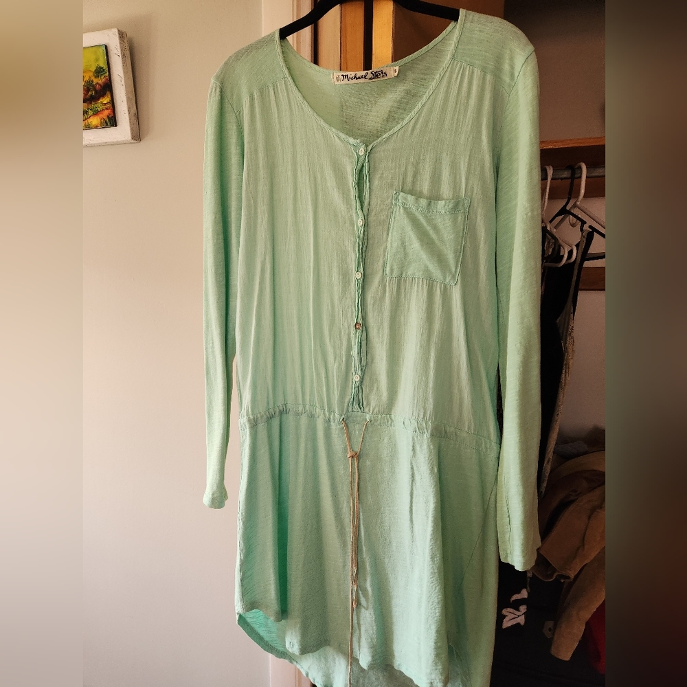 Michael Stars button up relaxed dress size S